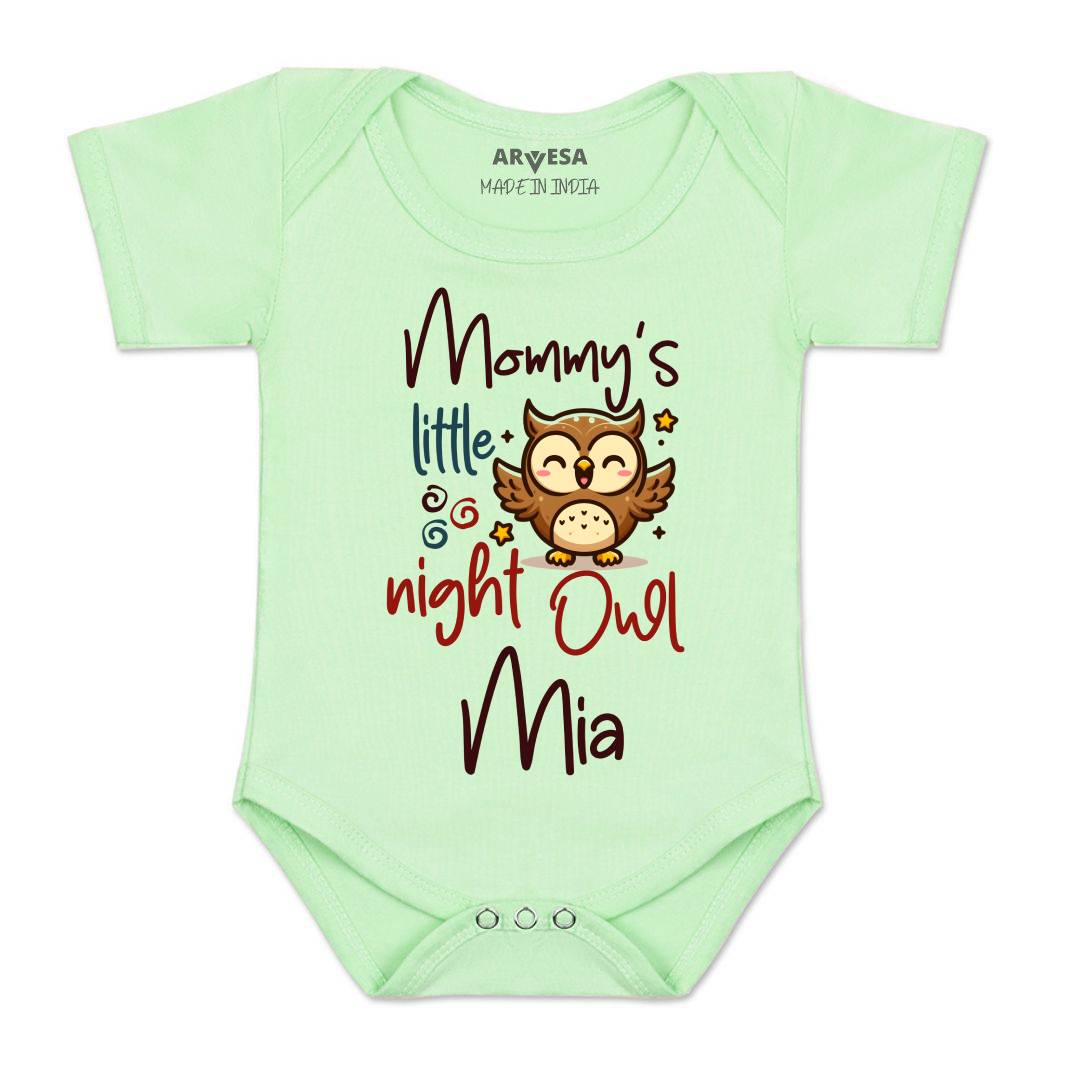 Arvesa Mommy Little Night Owl Baby Boy & Girl Dress