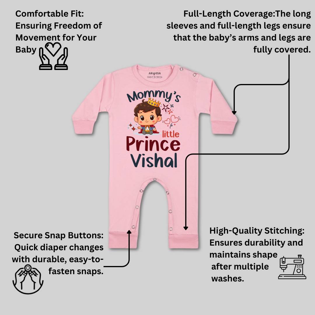 Arvesa Mommy Little Prince Baby Boy & Girl Dress
