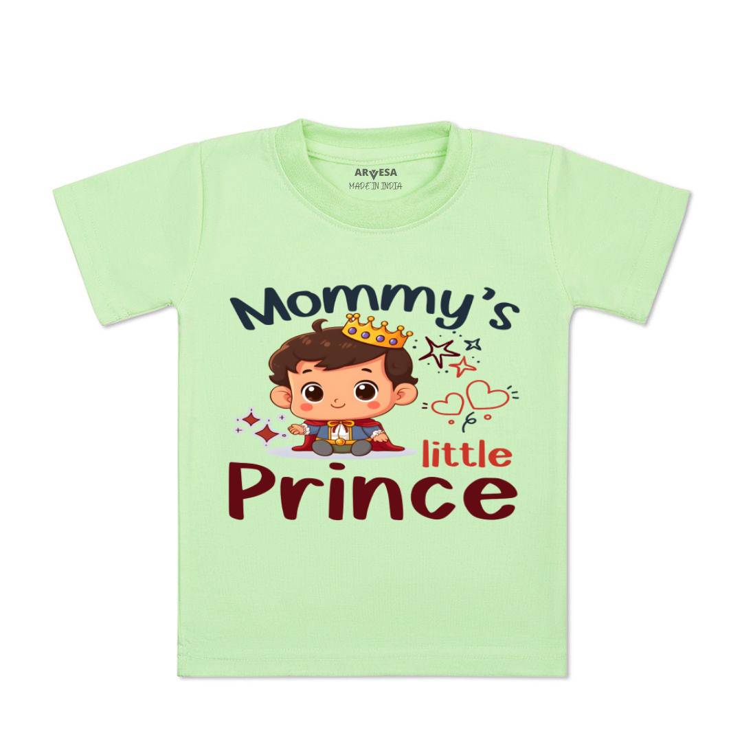 Arvesa Mommy Little Prince Design-1464 White 0-3 Months Jumpsuit for Baby Boy & Girl dress .