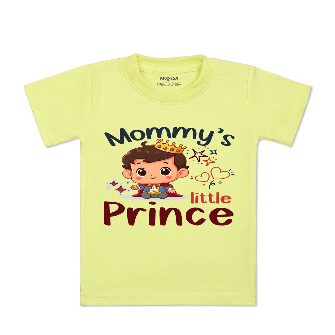 Arvesa Mommy Little Prince Design-1464 White 0-3 Months Jumpsuit for Baby Boy & Girl dress .