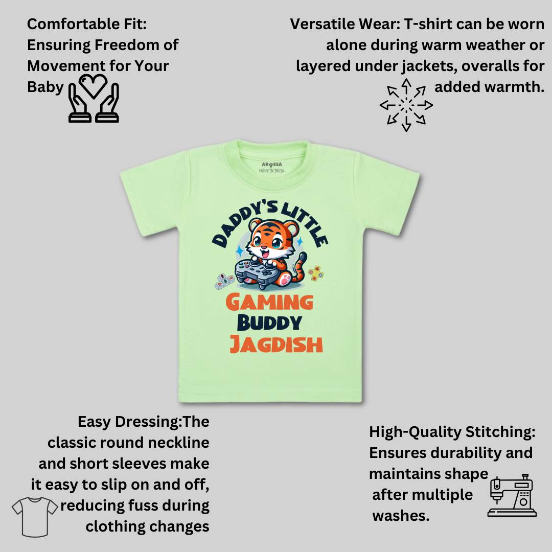 Arvesa Daddy Little Gaming Buddy Baby Boy & Girl Dress