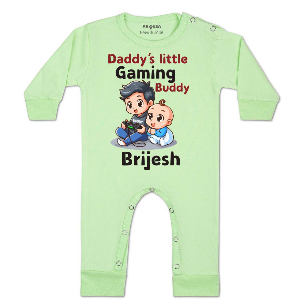 Arvesa Daddy Little Gaming Buddy Baby Boy & Girl Dress