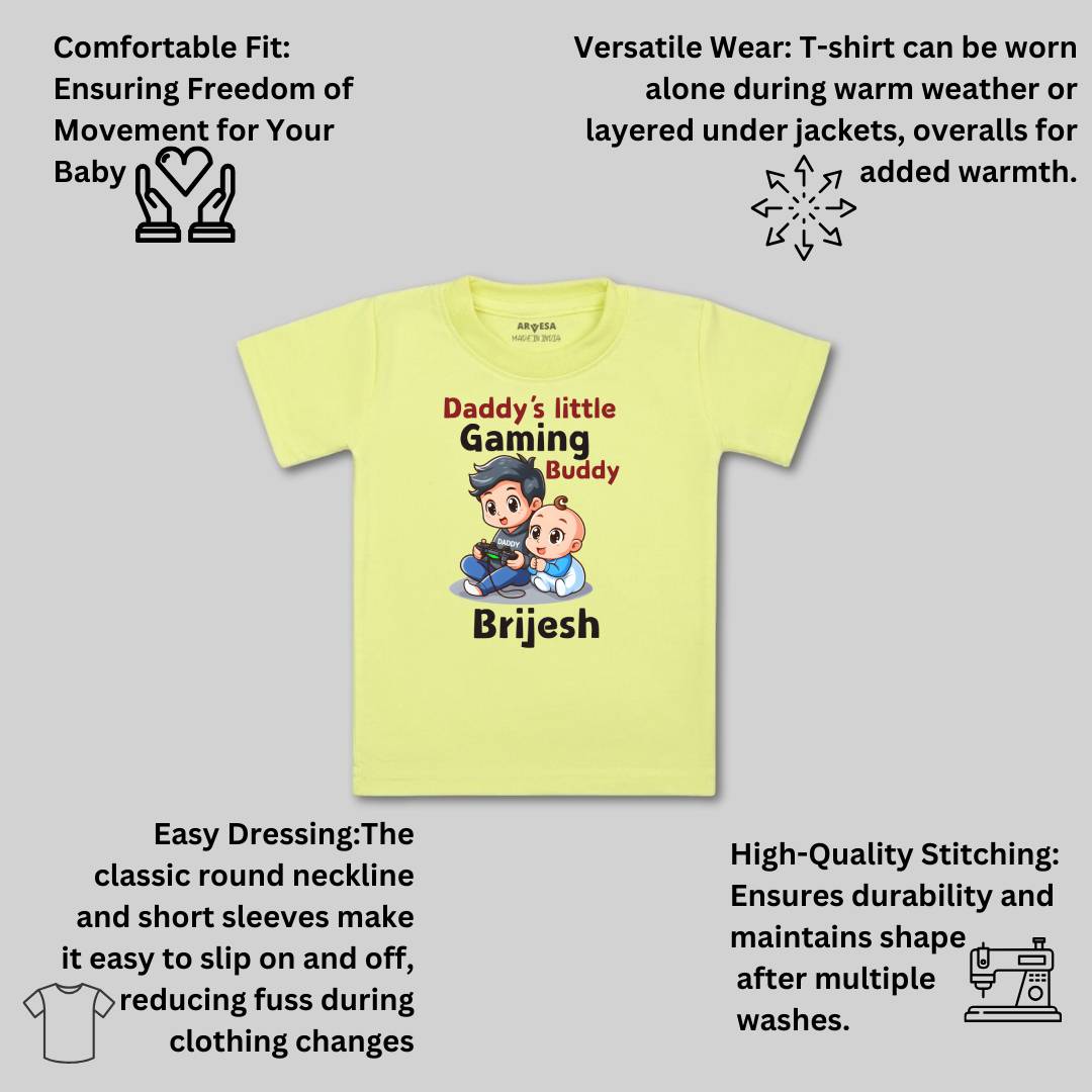 Arvesa Daddy Little Gaming Buddy Baby Boy & Girl Dress