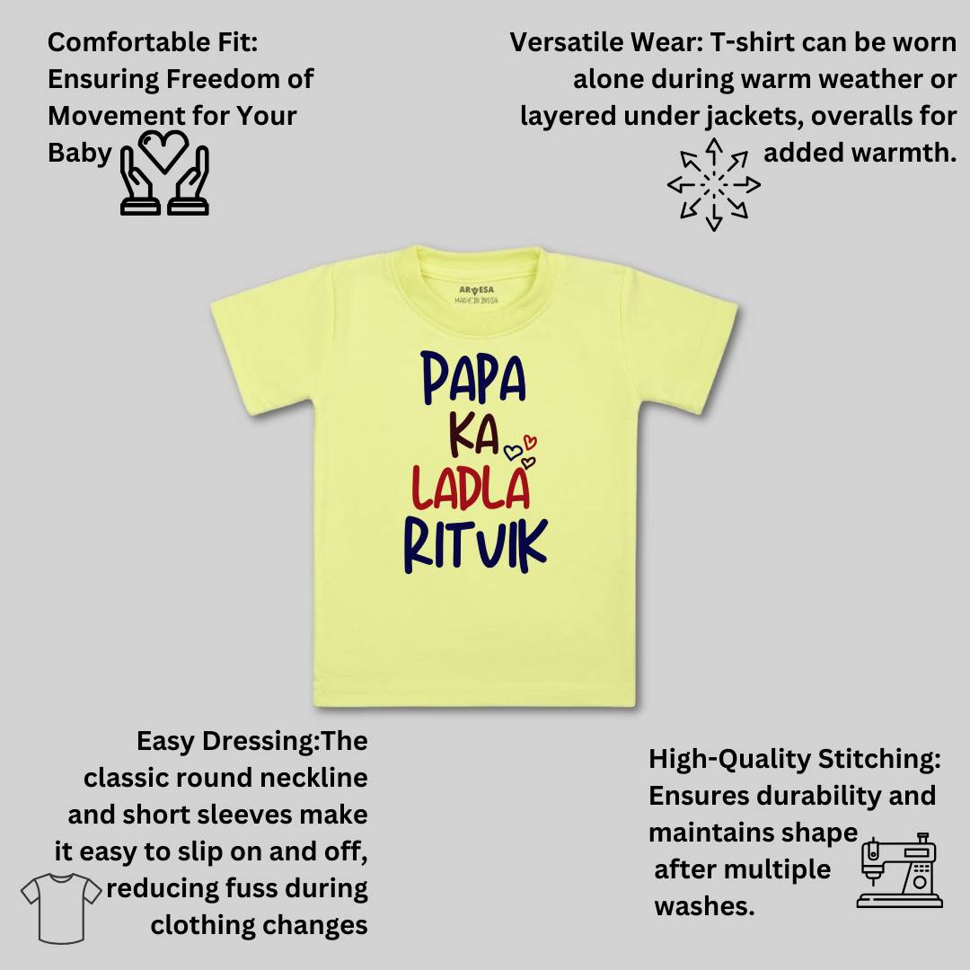 Arvesa Papa Ka Ladla Baby Boy & Girl Dress
