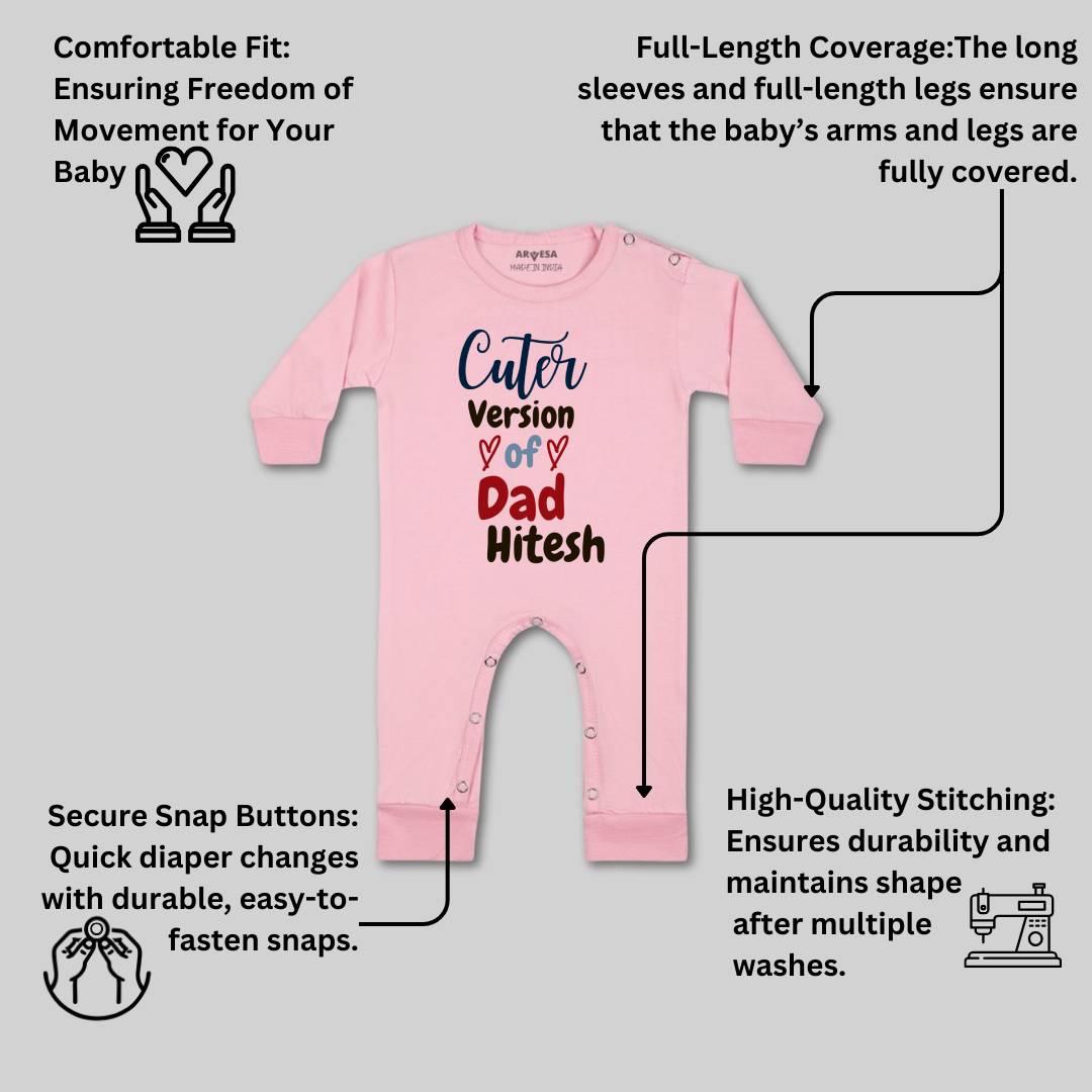 Arvesa Cuter Version Of Dad Baby Boy & Girl Dress