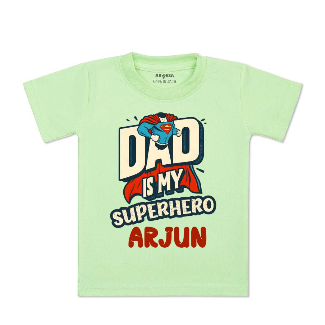 Arvesa Dad Is My Superhero Baby Boy & Girl Dress