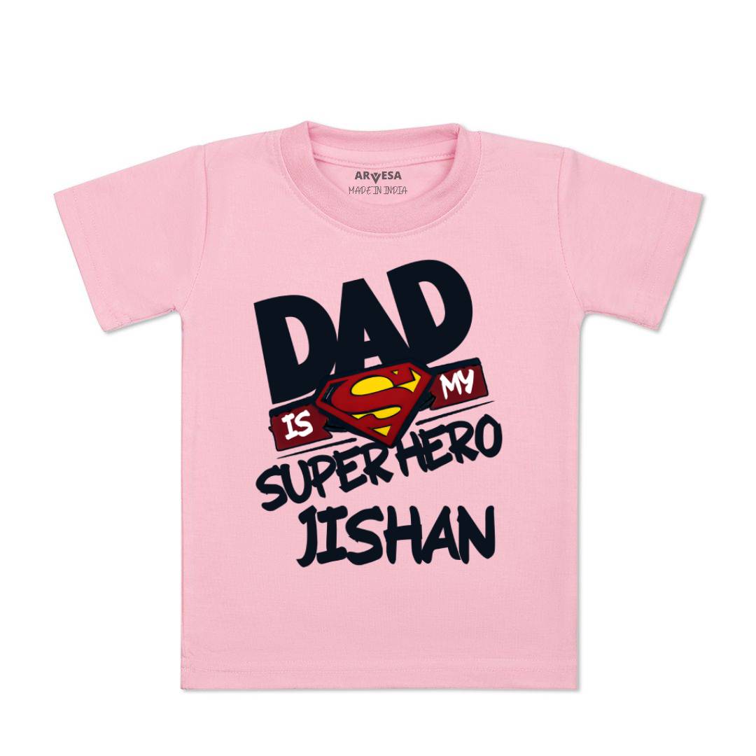 Arvesa Dad Is My Superhero Baby Boy & Girl Dress