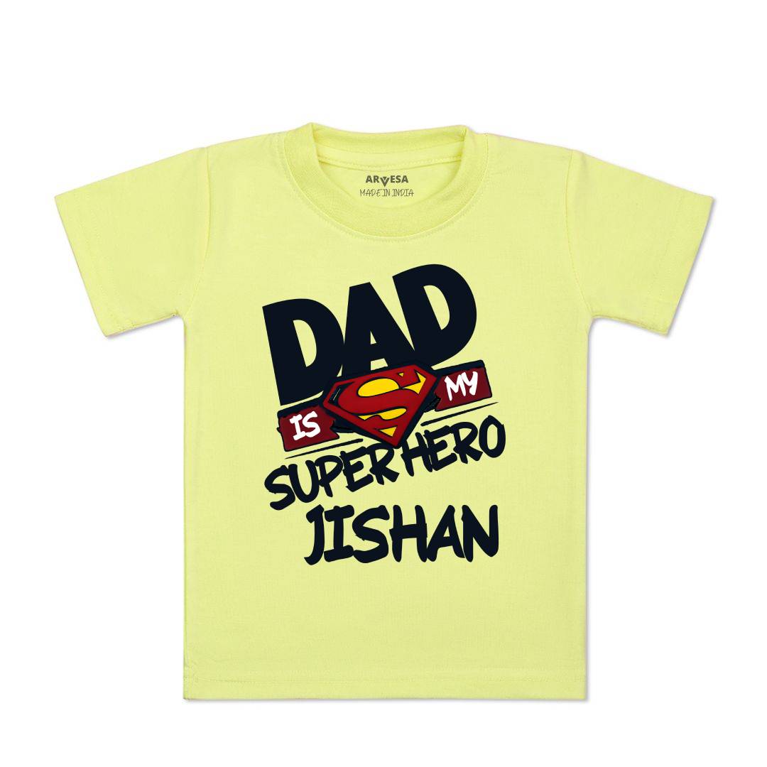 Arvesa Dad Is My Superhero Baby Boy & Girl Dress