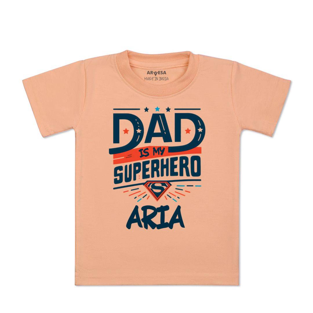 Arvesa Dad Is My Superhero Baby Boy & Girl Dress