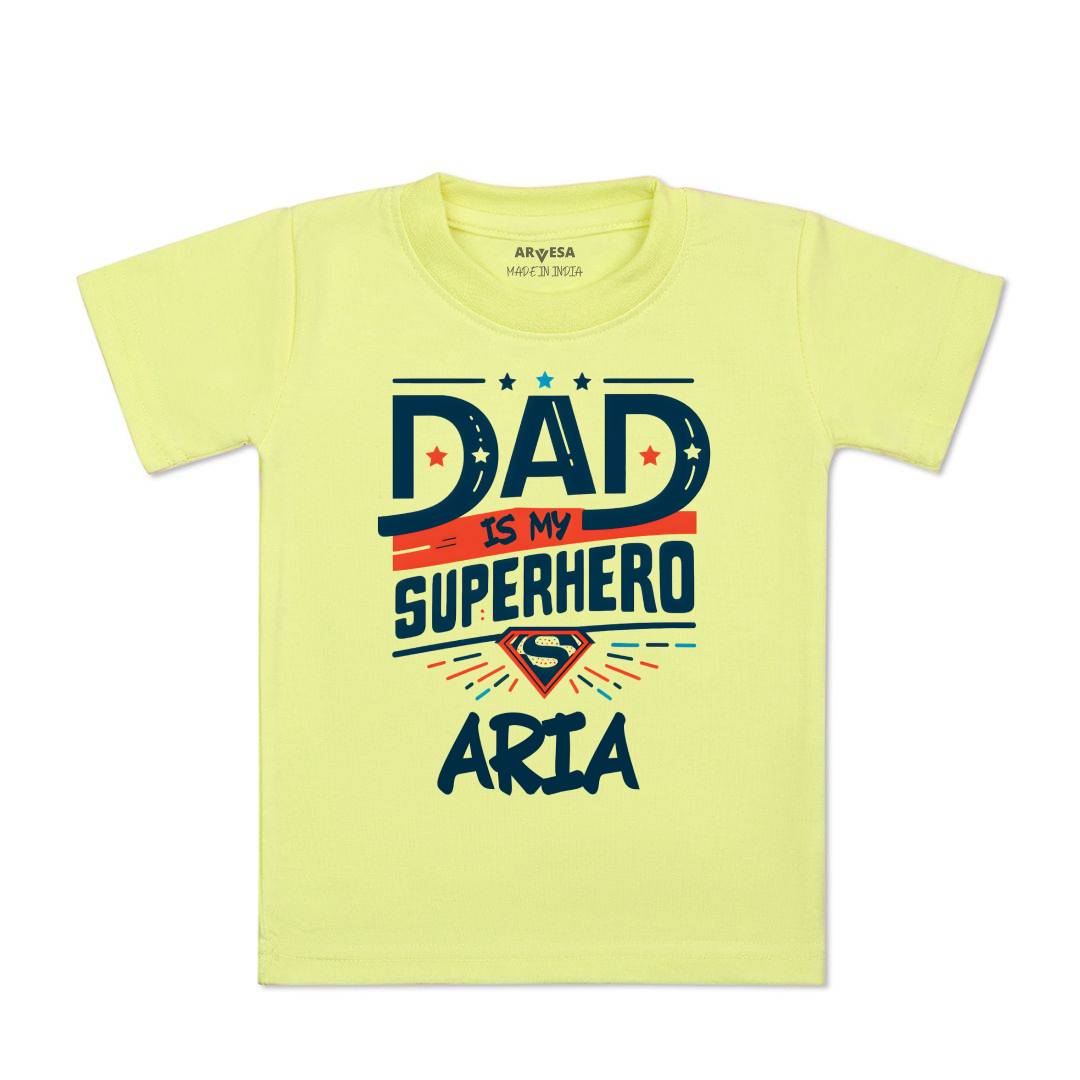 Arvesa Dad Is My Superhero Baby Boy & Girl Dress