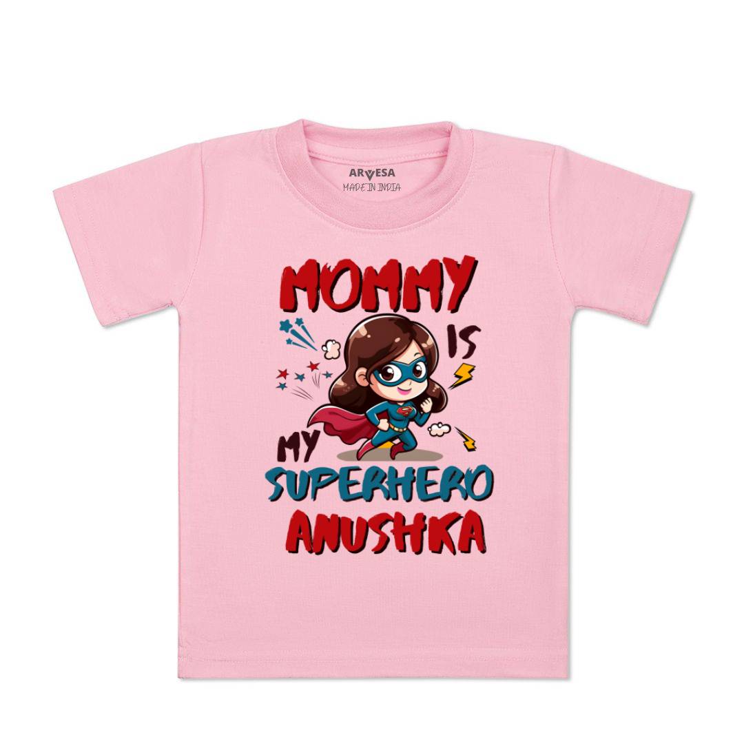 Arvesa Mommy Is My Superhero Baby Boy & Girl Dress