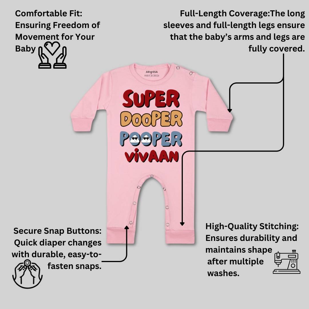 Arvesa Super Dooper Pooper Baby Boy & Girl Dress
