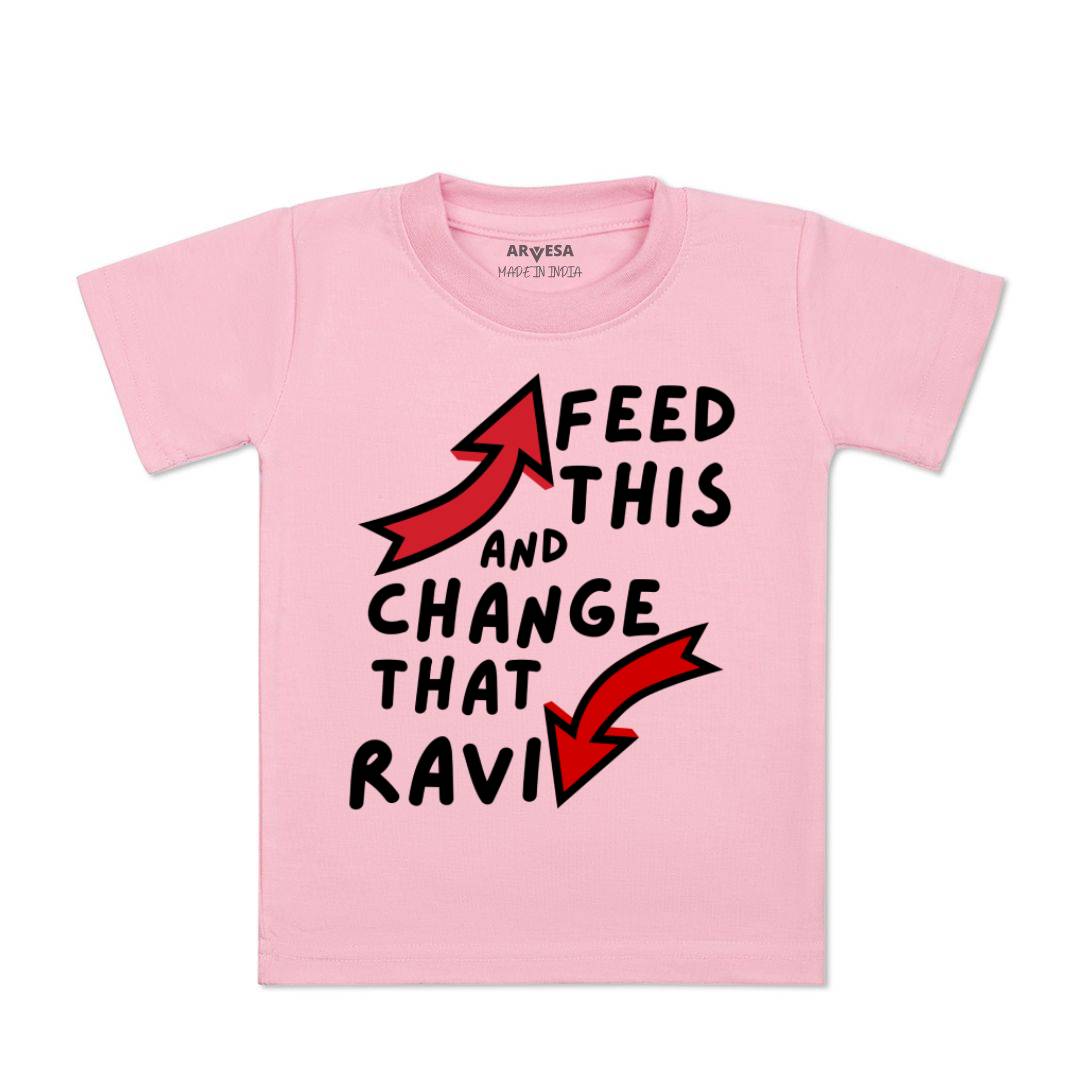 Arvesa Feed This & Change This Baby Boy & Girl Dress