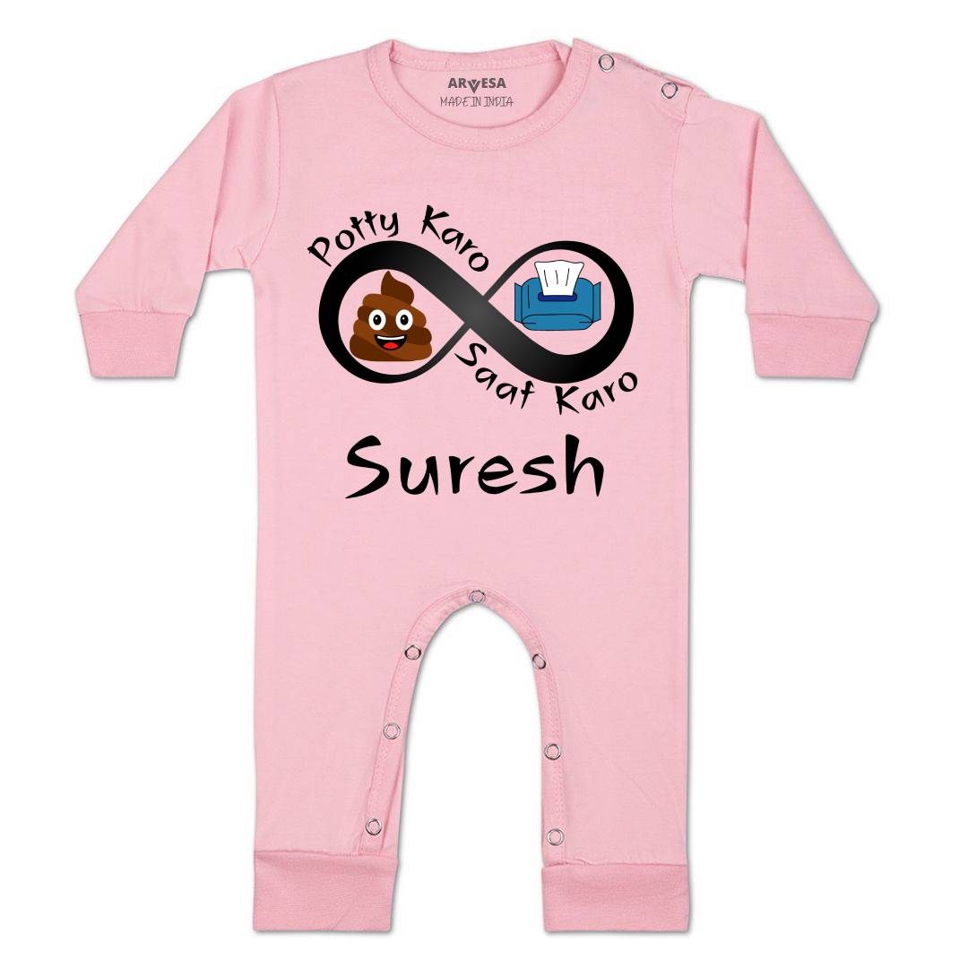 Arvesa Potty Karo Saaf Karo Baby Boy & Girl Dress