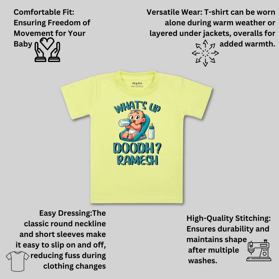 Arvesa What Up Doodh Baby Boy & Girl Dress