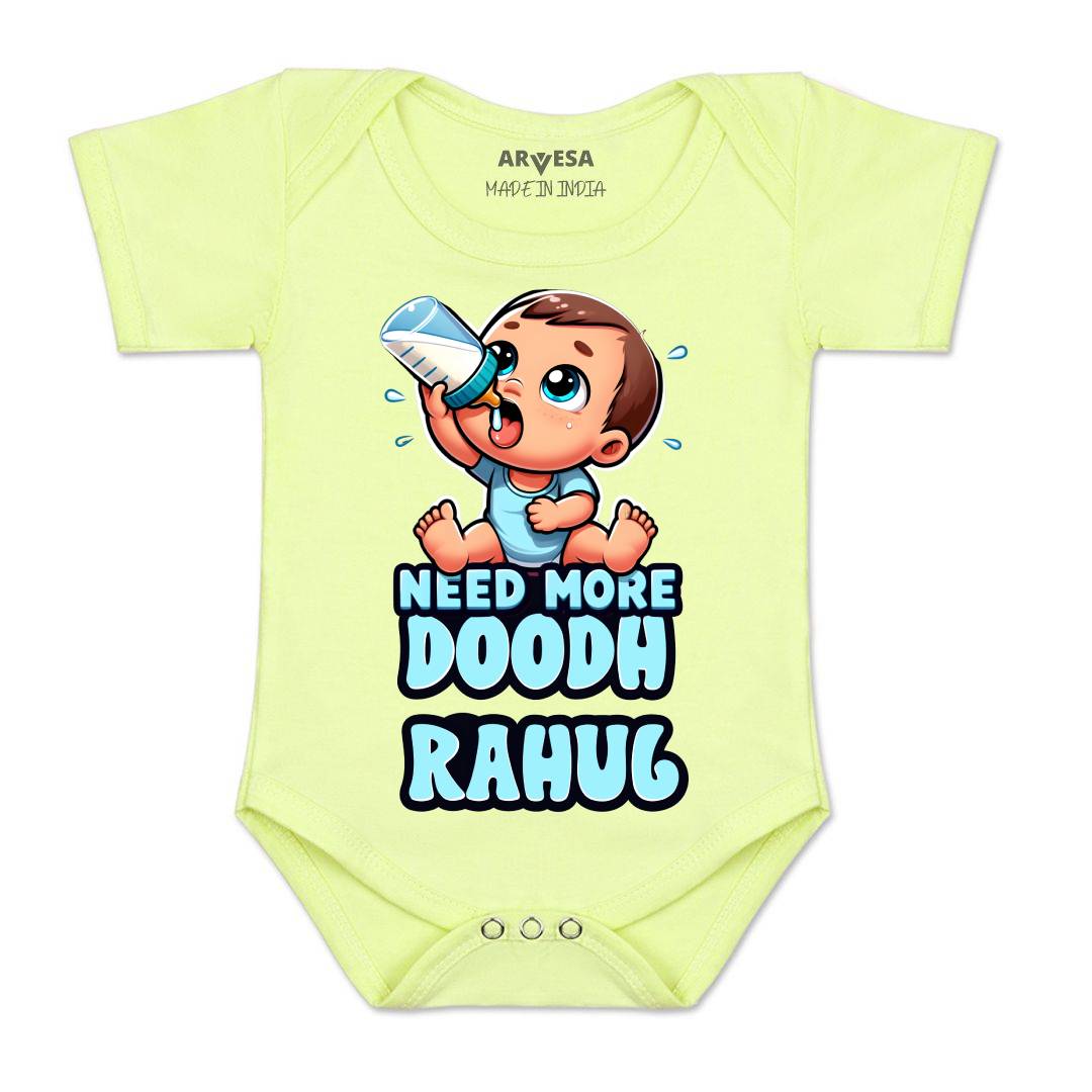 Arvesa Need More Doodh Baby Boy & Girl Dress