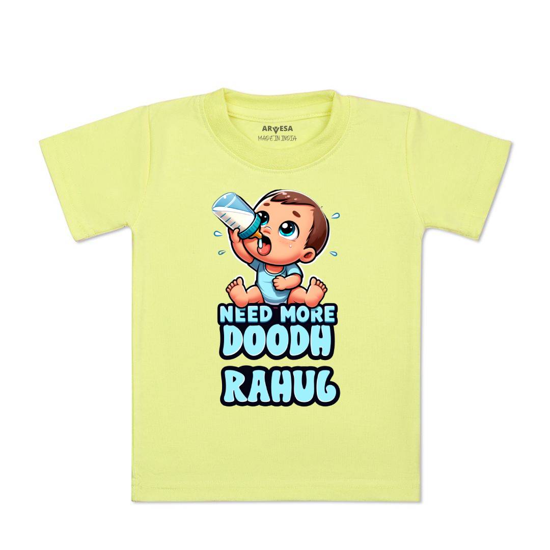Arvesa Need More Doodh Baby Boy & Girl Dress
