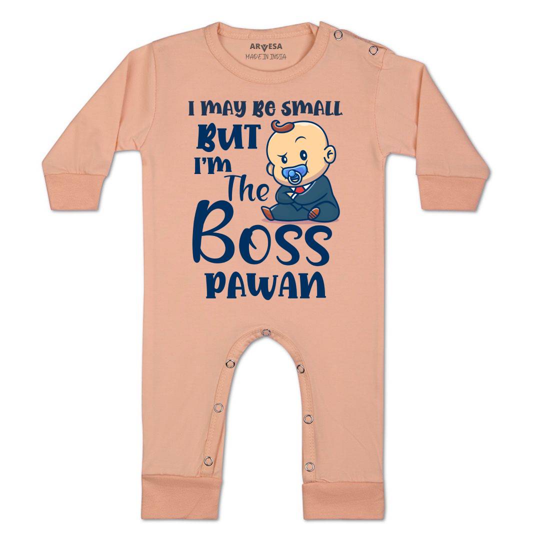 Arvesa I may Be Small But I am Boss Baby Boy & Girl Dress