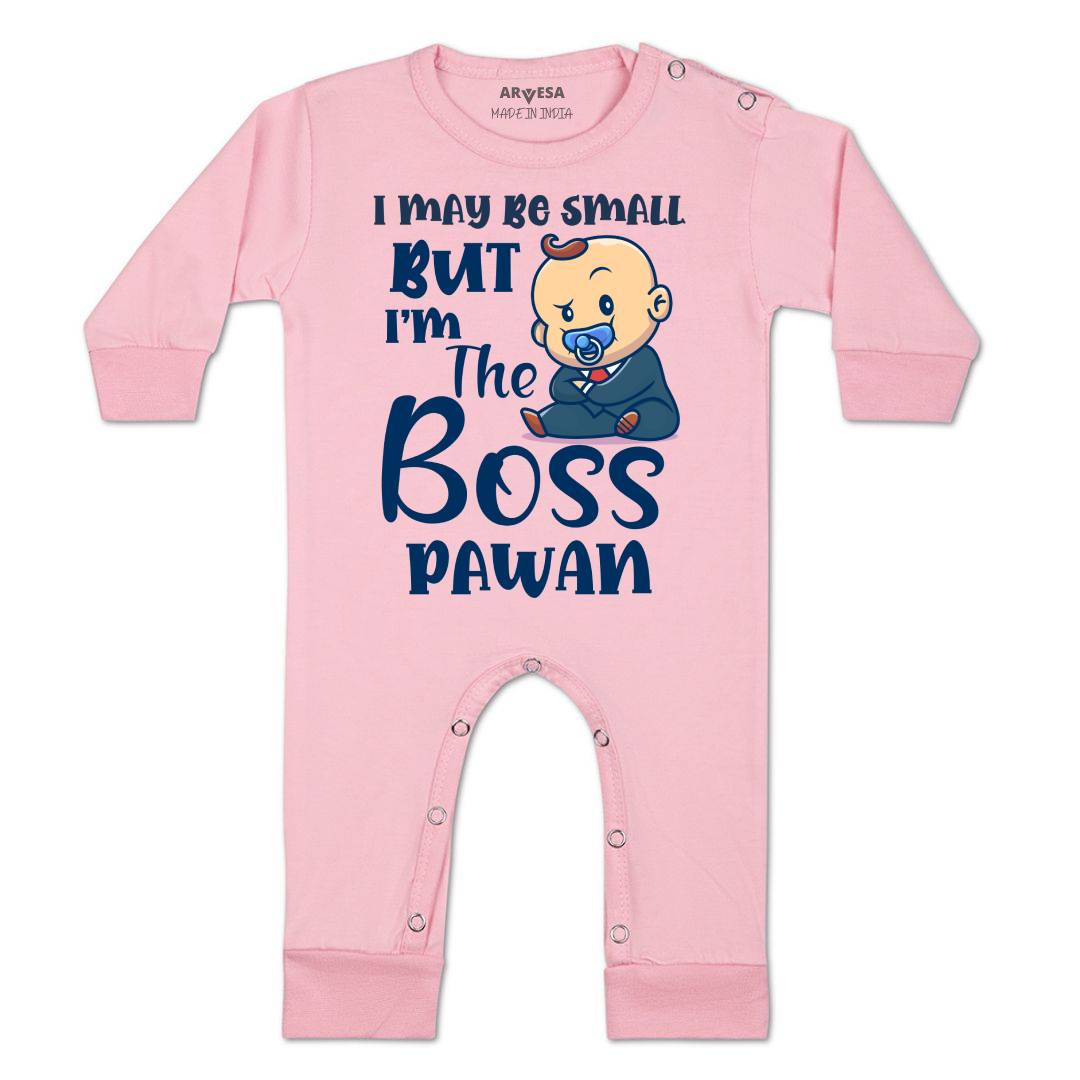 Arvesa I may Be Small But I am Boss Baby Boy & Girl Dress
