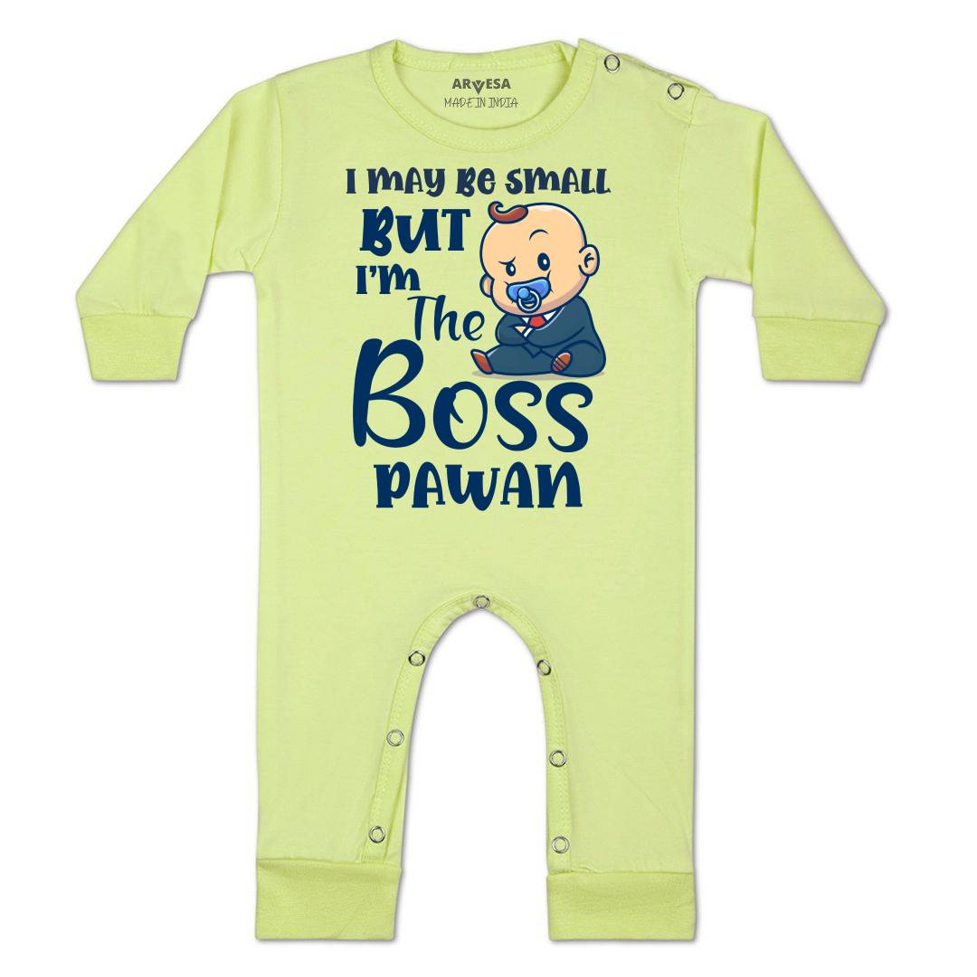 Arvesa I may Be Small But I am Boss Baby Boy & Girl Dress