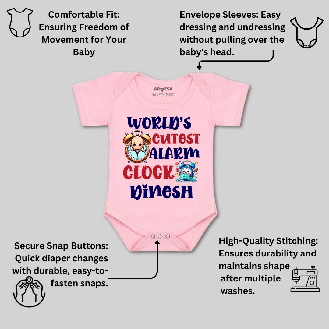 Arvesa World Cutest Alaram Baby Boy & Girl Dress