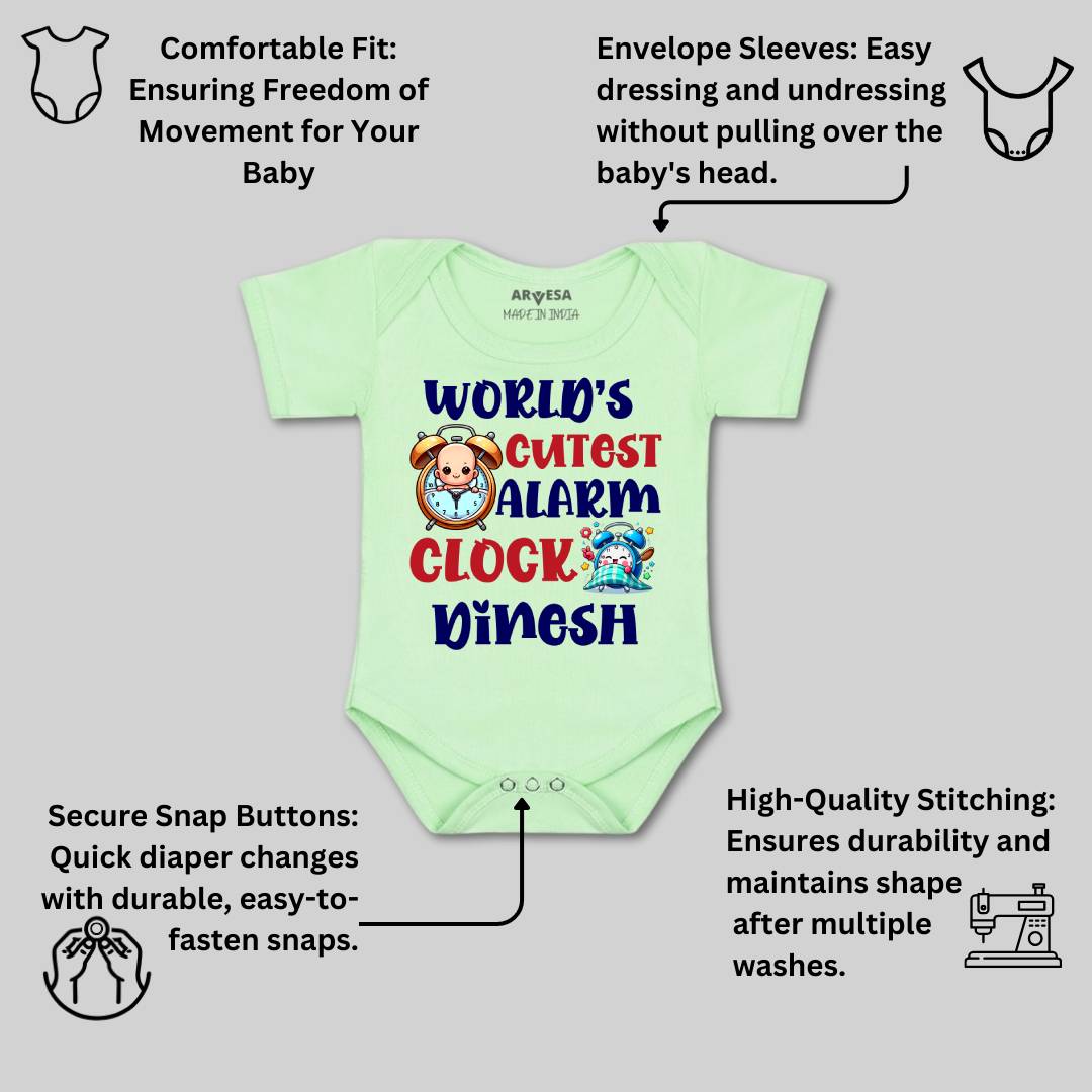 Arvesa World Cutest Alaram Baby Boy & Girl Dress