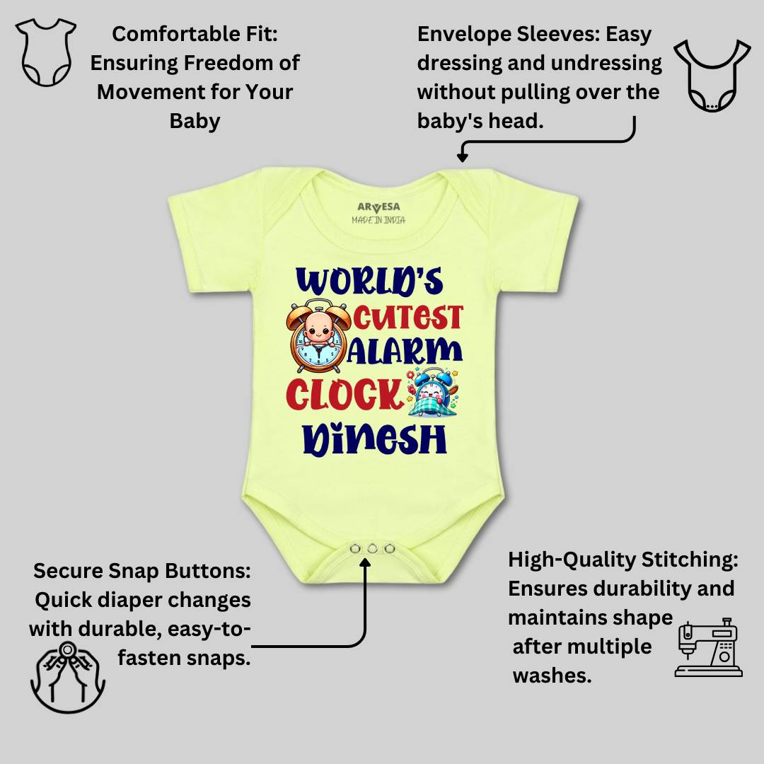 Arvesa World Cutest Alaram Baby Boy & Girl Dress