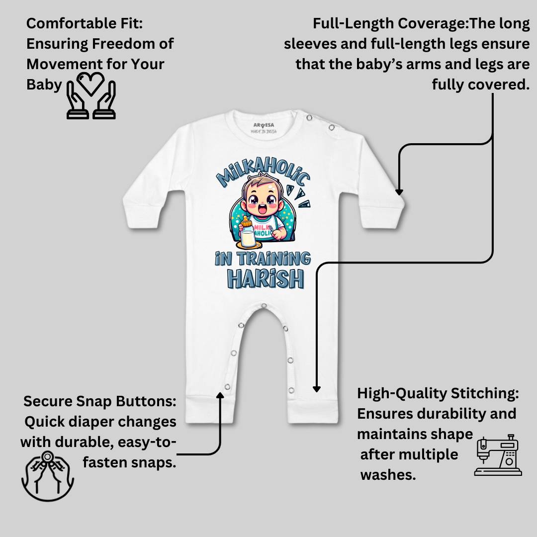 Arvesa Milkaholic Baby Boy & Girl Dress