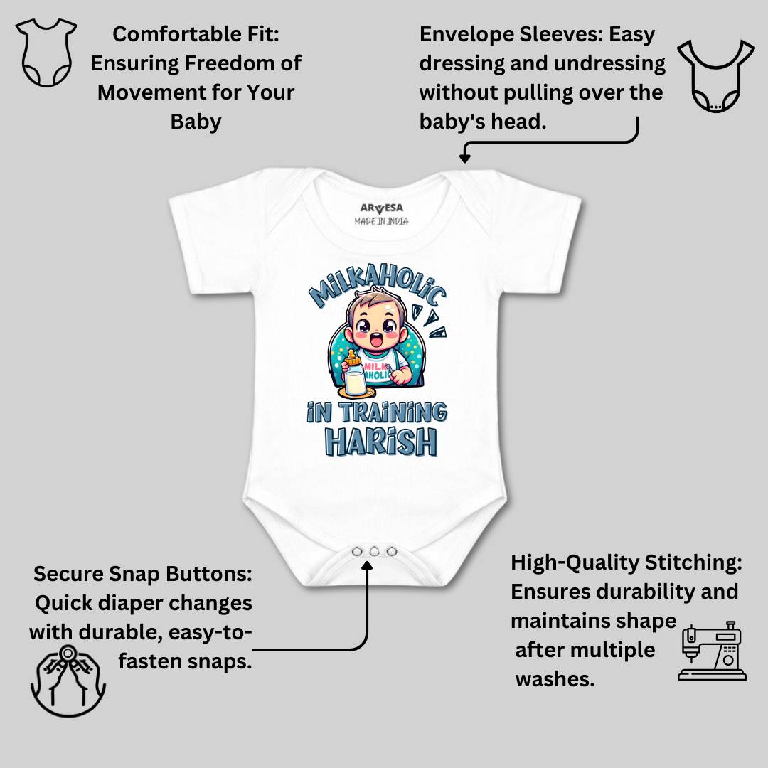 Arvesa Milkaholic Baby Boy & Girl Dress