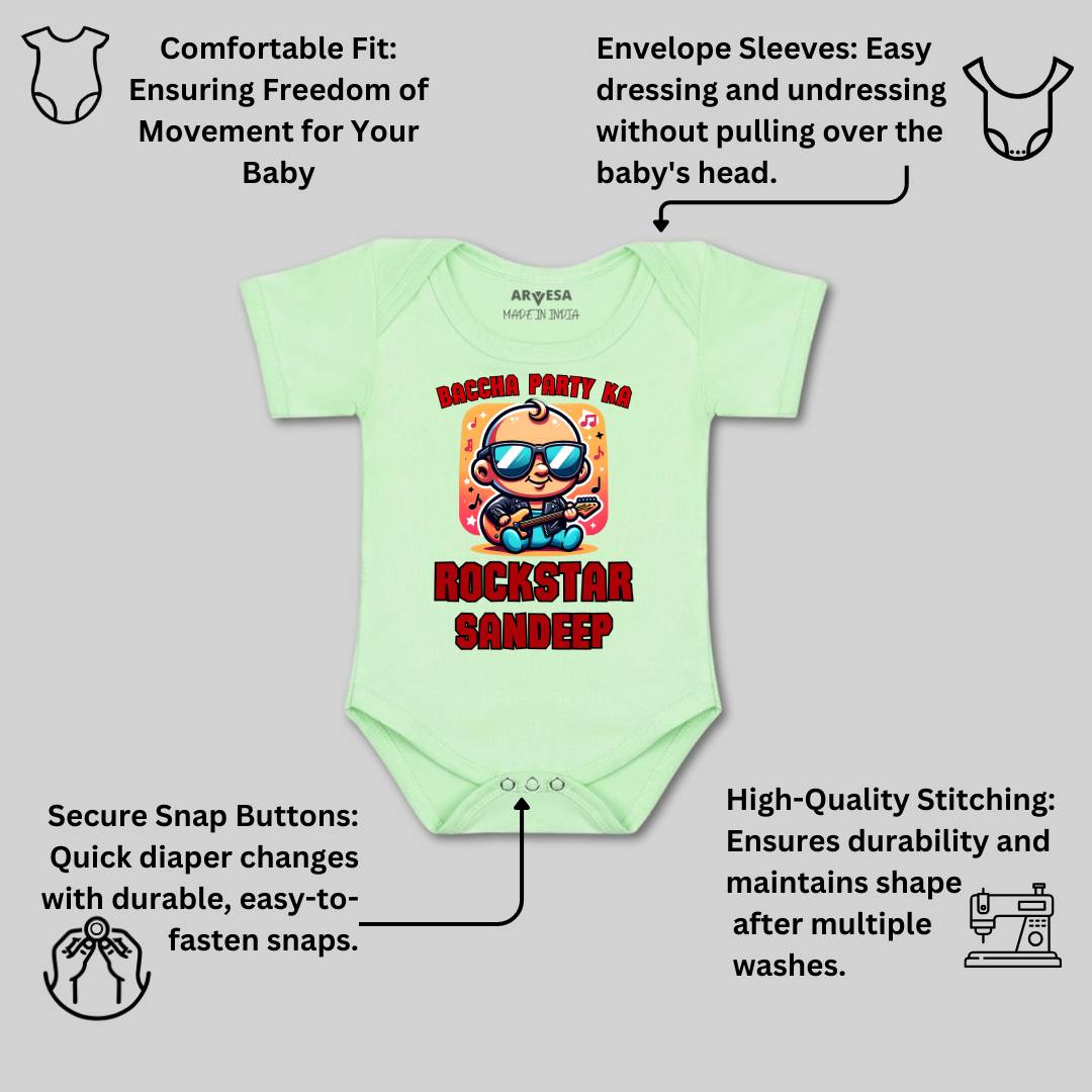 Arvesa Baccha Party Ka Rockstar Baby Boy & Girl Dress