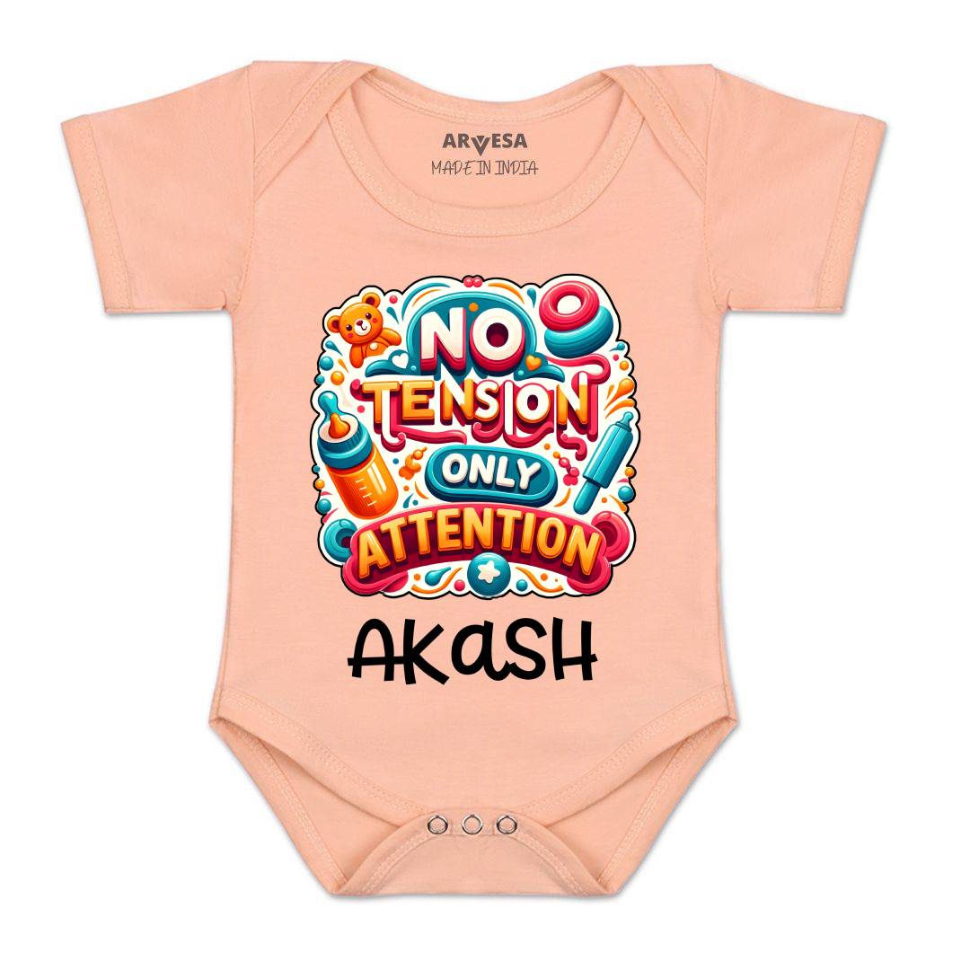Arvesa No Tension Only Attention Baby Boy & Girl Dress