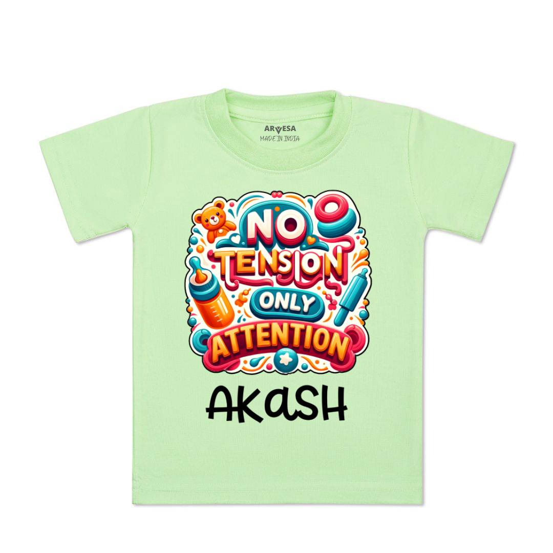 Arvesa No Tension Only Attention Baby Boy & Girl Dress