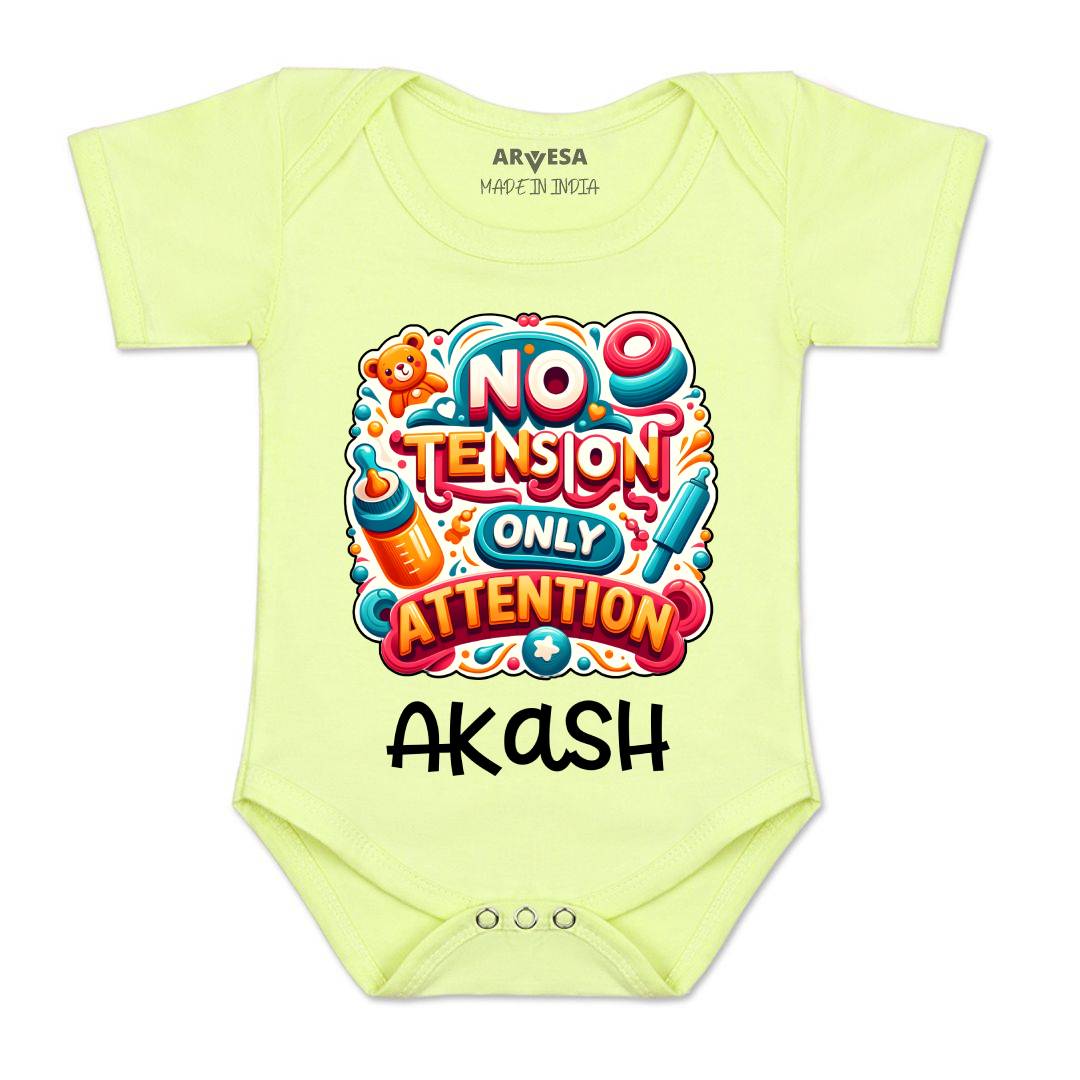 Arvesa No Tension Only Attention Baby Boy & Girl Dress