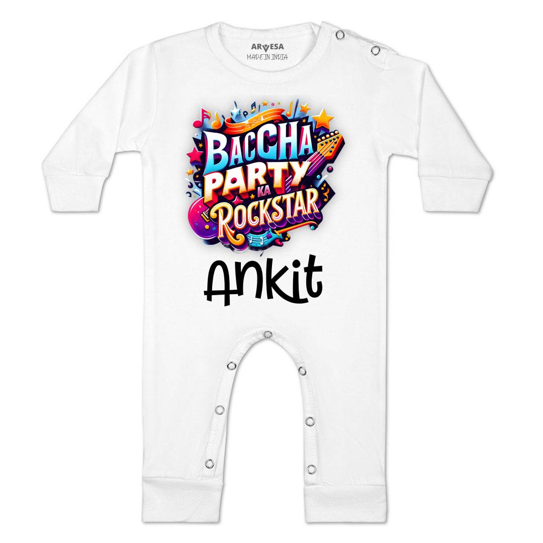 Arvesa Baccha Party Ka Rockstar Baby Boy & Girl Dress