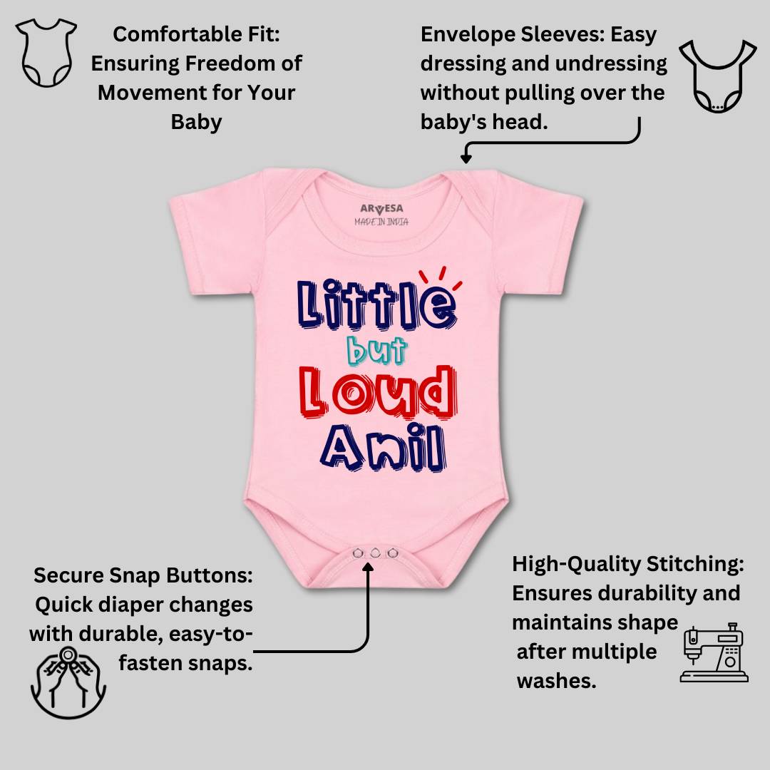 Arvesa Little But Loud Baby Boy & Girl Dress