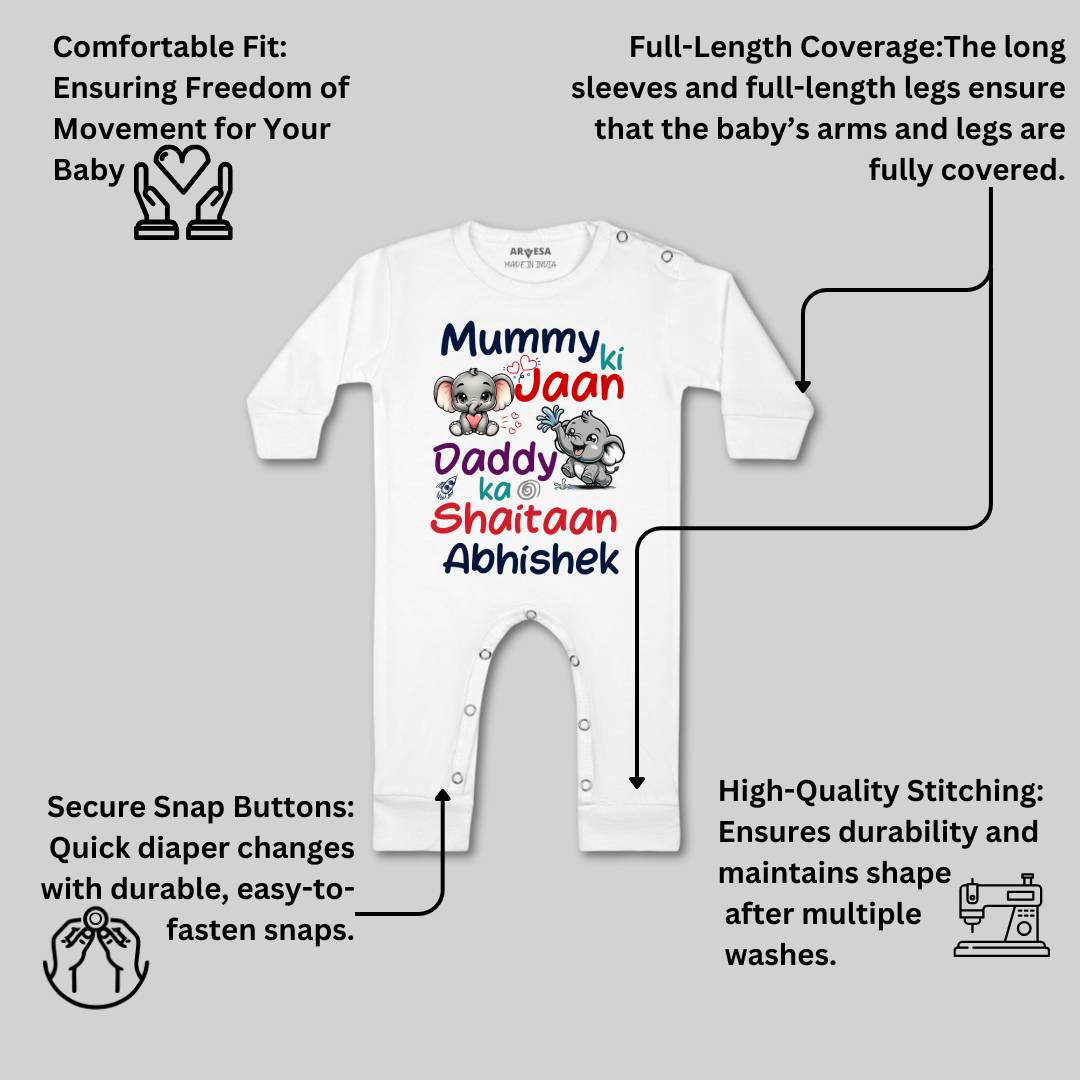 Arvesa Mummy Ki Jaan Baby Boy & Girl Dress