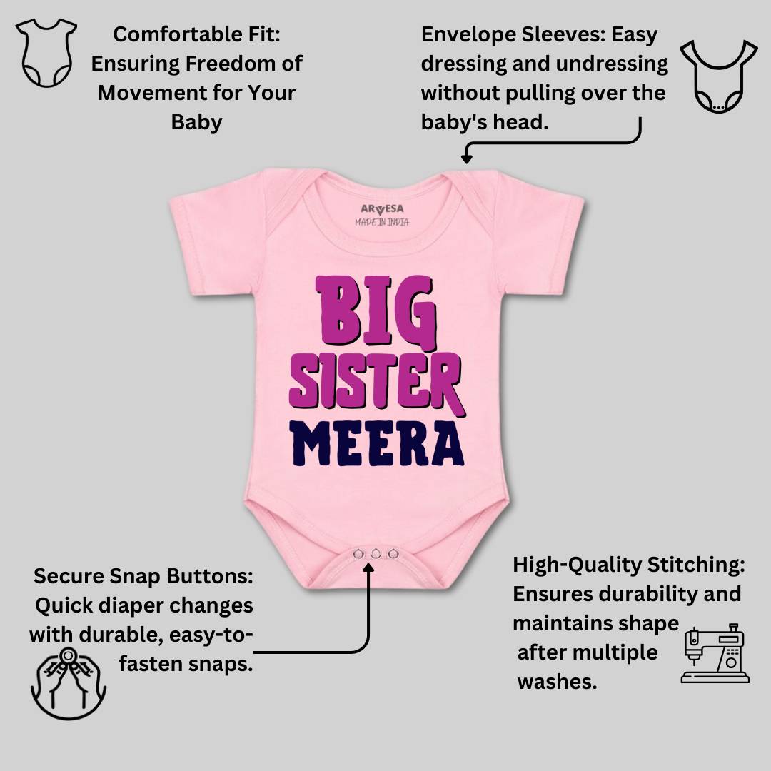 Arvesa Big Sister Baby Boy & Girl Dress