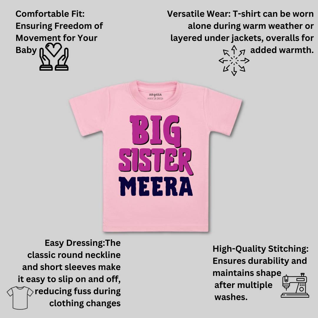 Arvesa Big Sister Baby Boy & Girl Dress