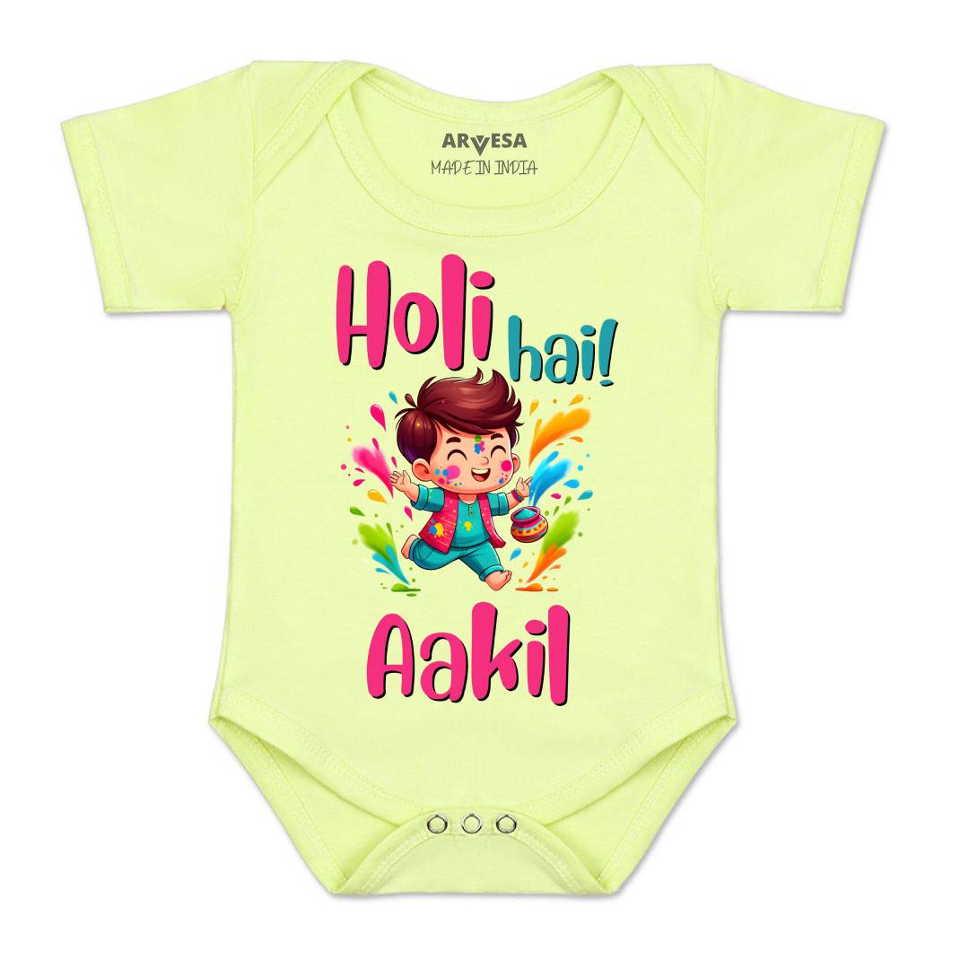 Arvesa Holi Hai Baby Boy & Girl Dress