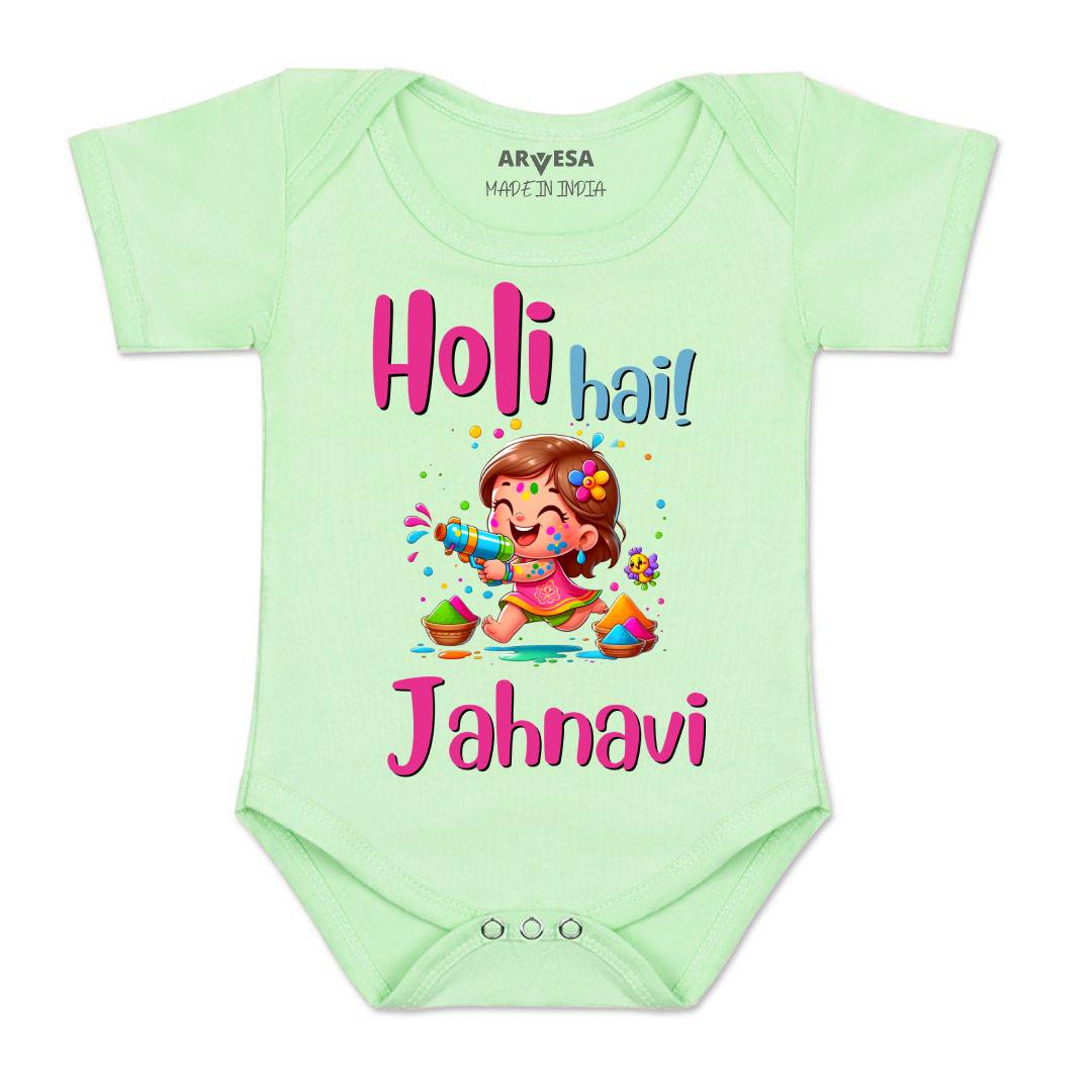 Arvesa Holi Hai Baby Boy & Girl Dress