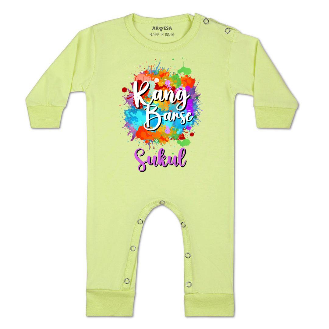 Arvesa Rang Barse Baby Boy & Girl Dress