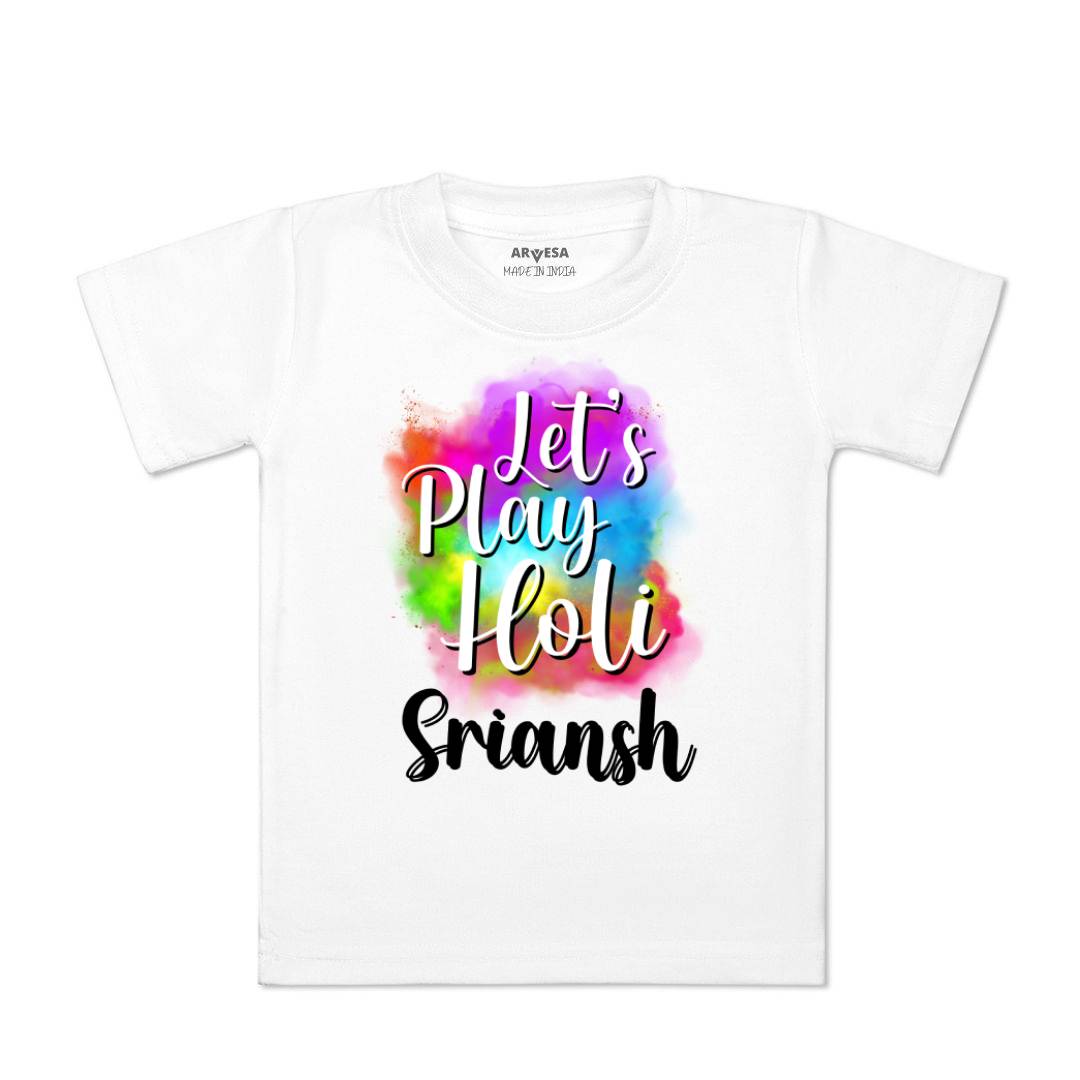 Arvesa Lets Play Holi Baby Boy & Girl Dress