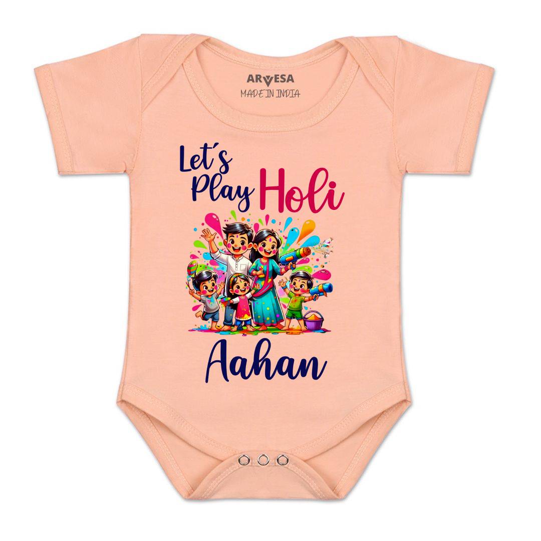 Arvesa Lets Play Holi Baby Boy & Girl Dress