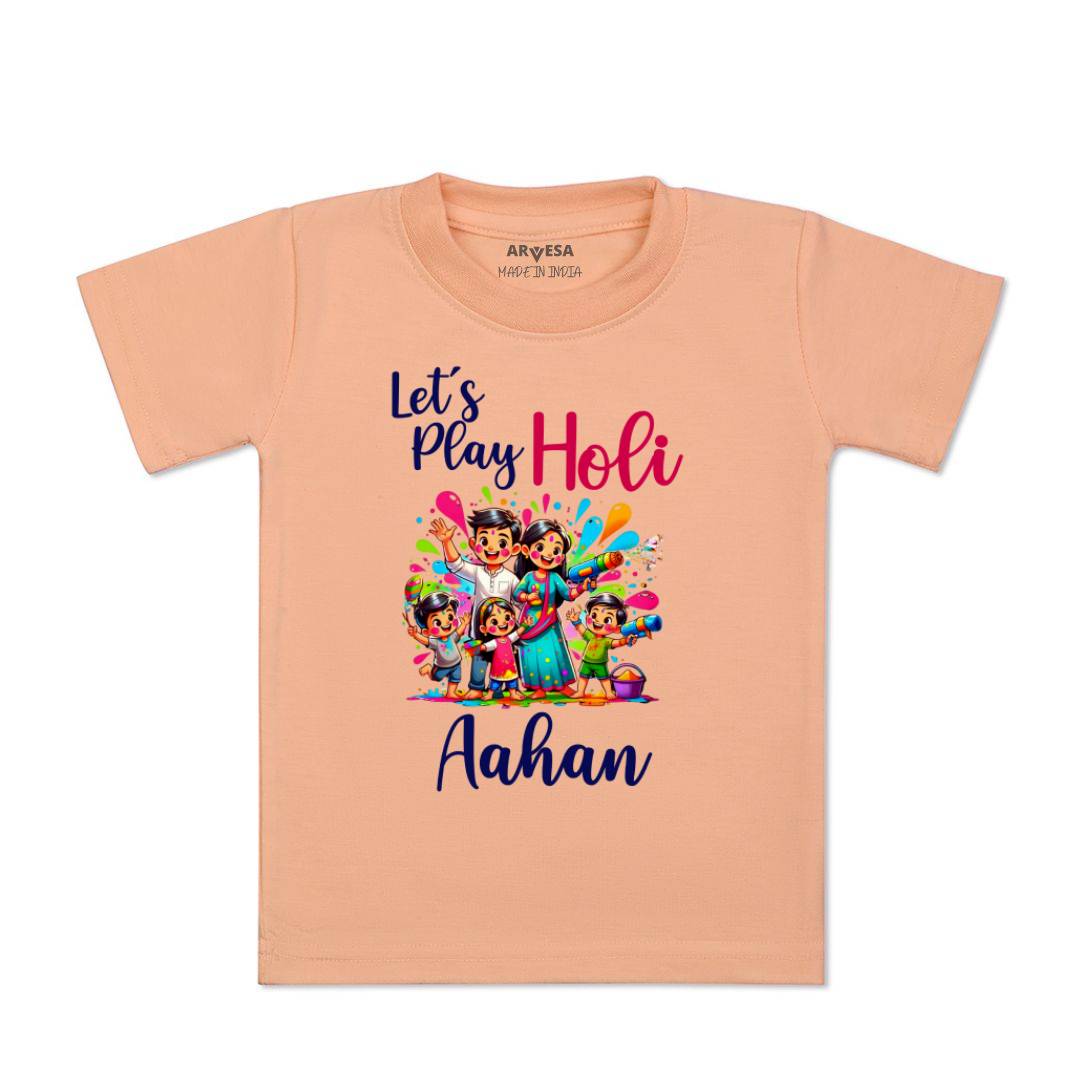 Arvesa Lets Play Holi Baby Boy & Girl Dress