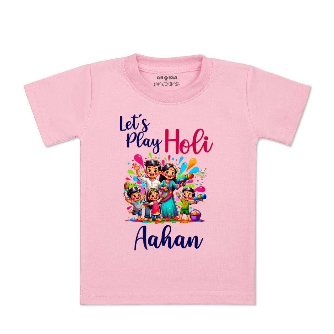 Arvesa Lets Play Holi Baby Boy & Girl Dress