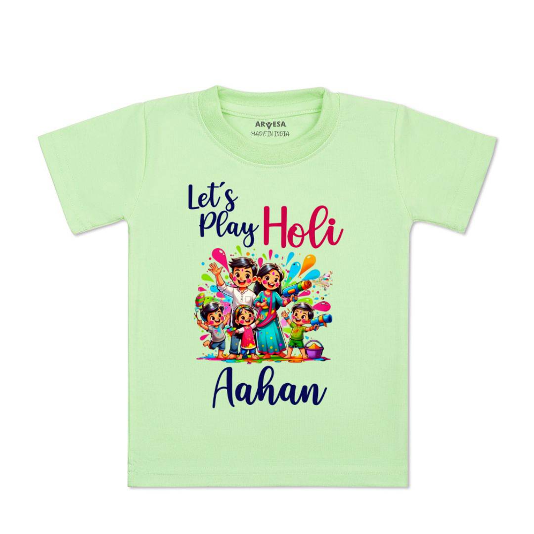 Arvesa Lets Play Holi Baby Boy & Girl Dress