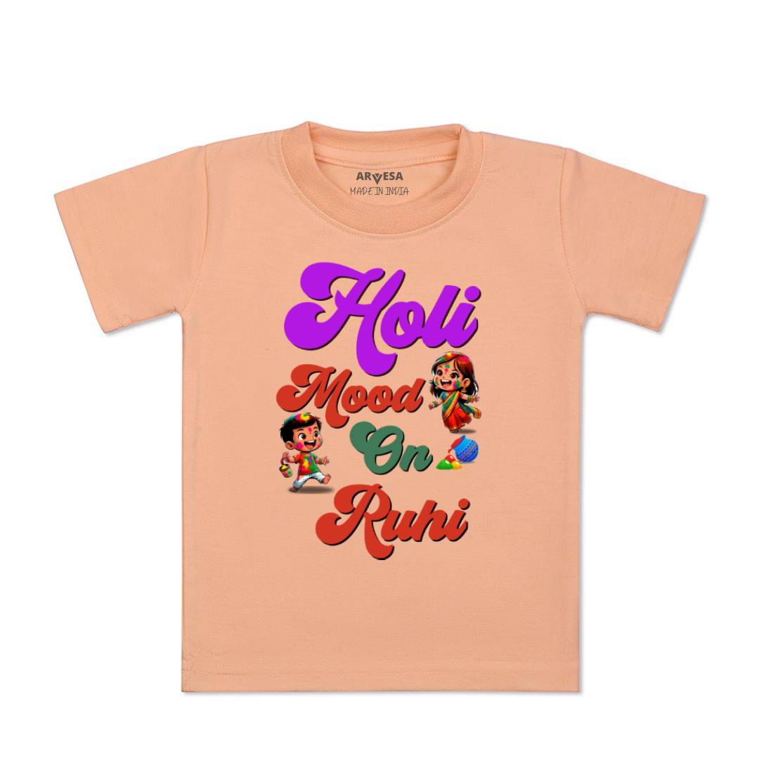 Arvesa Holi Mood On Baby Boy & Girl Dress