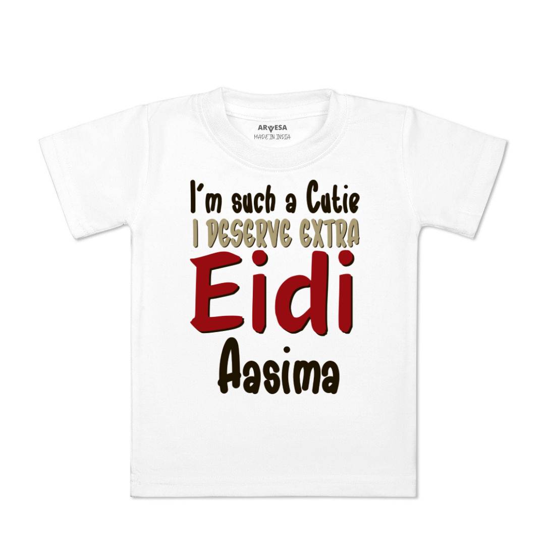 Arvesa I Deserve Extra Eidi Baby Boy & Girl Dress