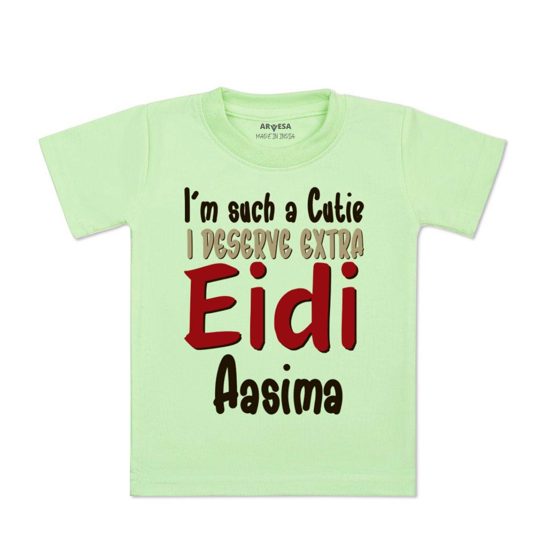 Arvesa I Deserve Extra Eidi Baby Boy & Girl Dress