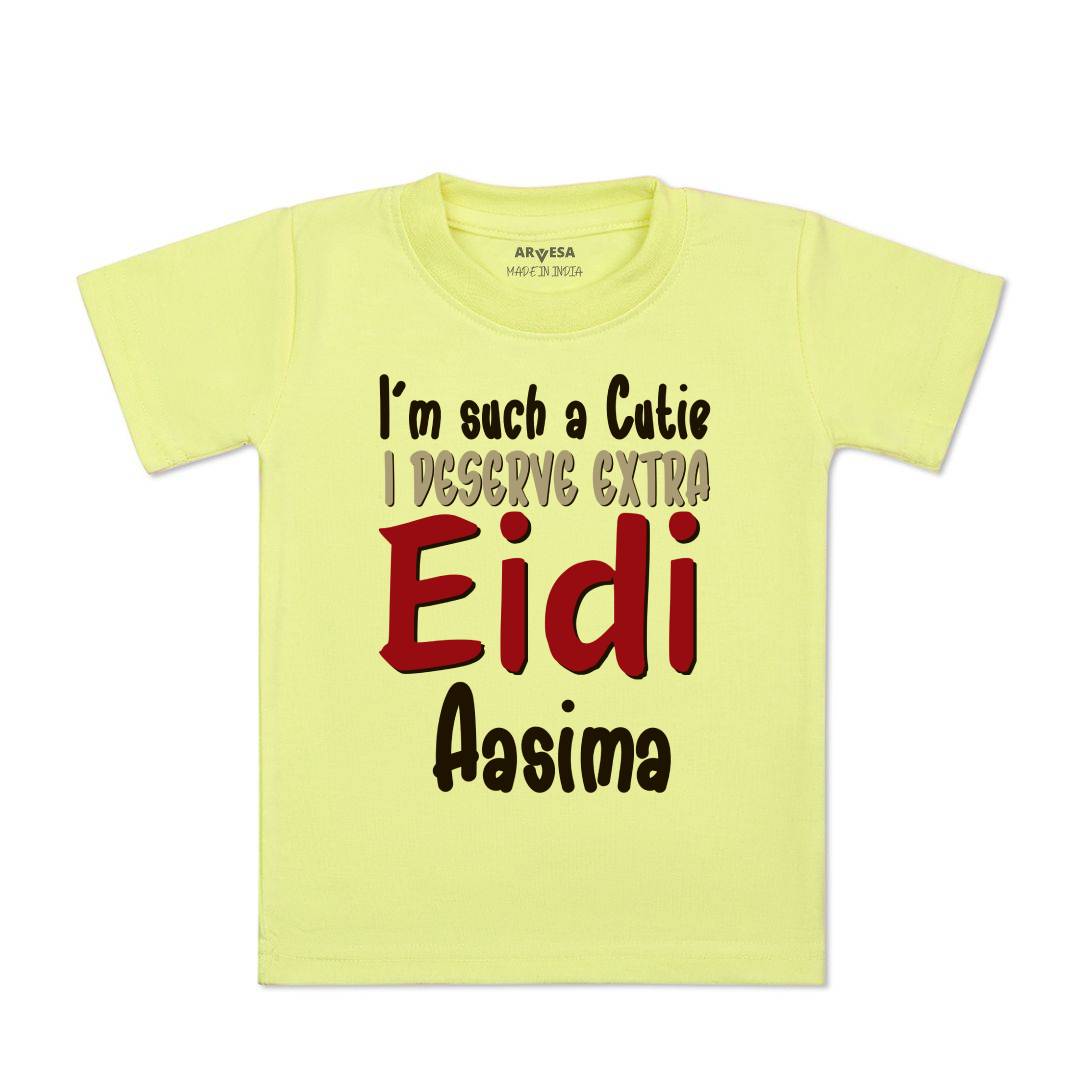 Arvesa I Deserve Extra Eidi Baby Boy & Girl Dress